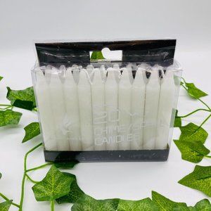 Wicca 20 Chime Spell Candles 4" White